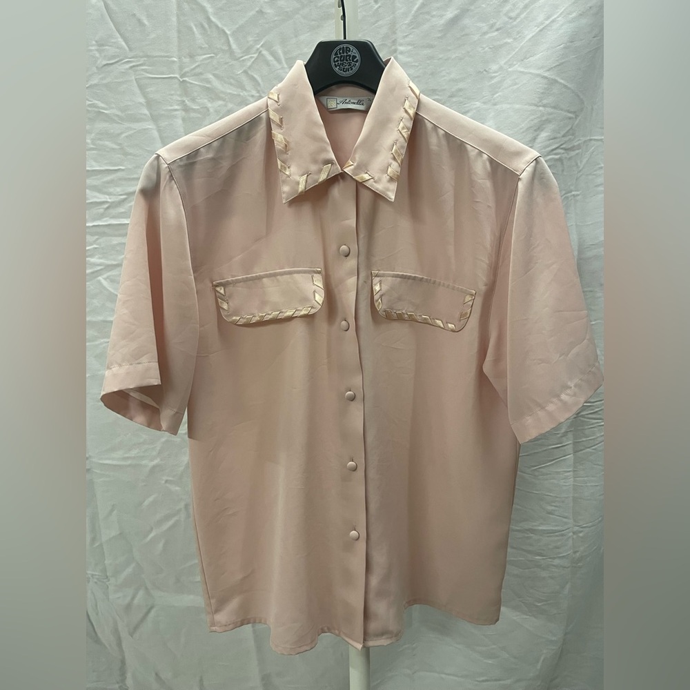 Women's Pink Button Down Shirt